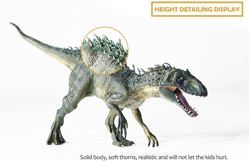 ZODZE Large Dinosaur Toy, 15.7" Figures Realistic Rex with Moveable Jaw, Educational Animal Model for Collector, Fanatics, Birthday Gift - Image 4