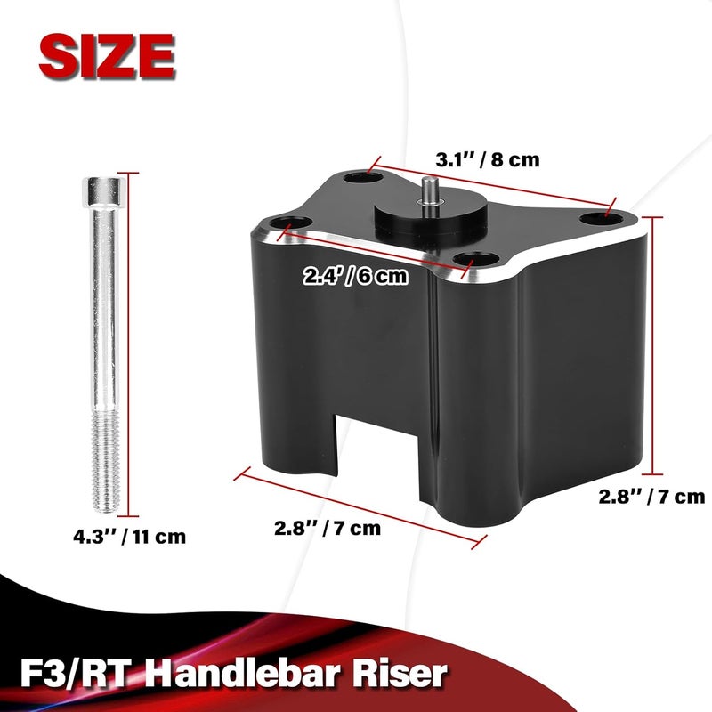 Hutexico 2" Aluminum Handlebar Riser Kit for Can-Am Spyder RT 2020-up F3/F3T/F3LTD - Image 2