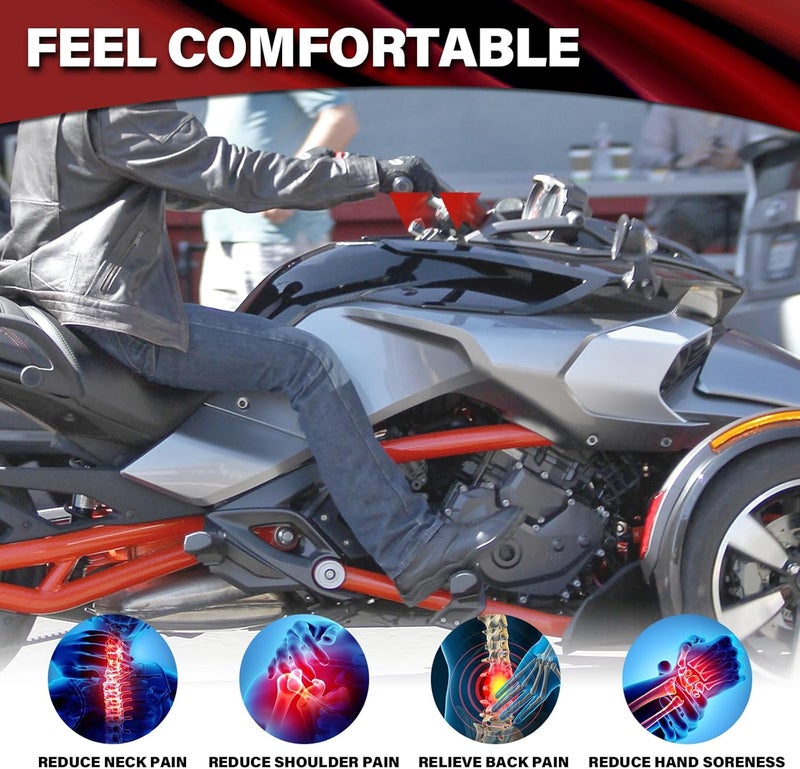 Hutexico 2" Aluminum Handlebar Riser Kit for Can-Am Spyder RT 2020-up F3/F3T/F3LTD - Image 3