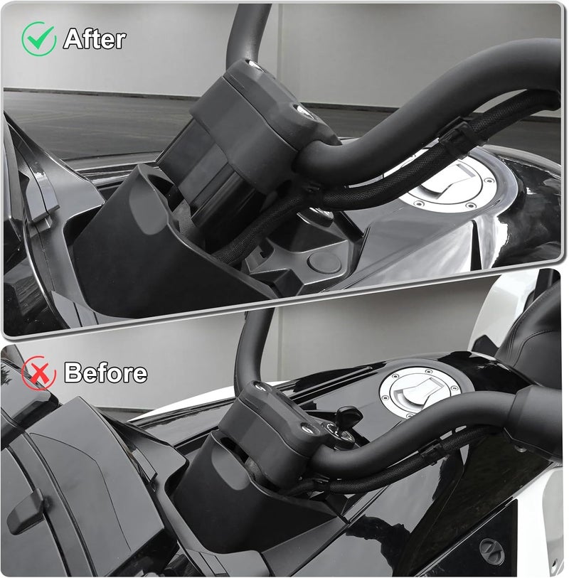 Hutexico 2" Aluminum Handlebar Riser Kit for Can-Am Spyder RT 2020-up F3/F3T/F3LTD - Image 5