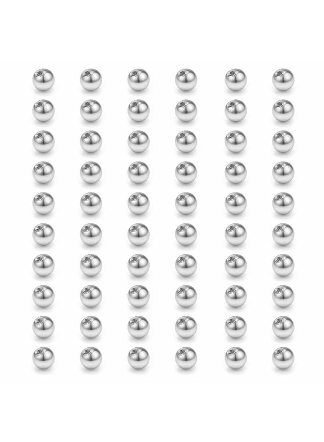 D.Bella 60pcs 16G 3mm 316L Surgical Steel Replacement Balls Body Jewelry Piercing Barbell 16G 3mm Balls for Women Men - Image 1