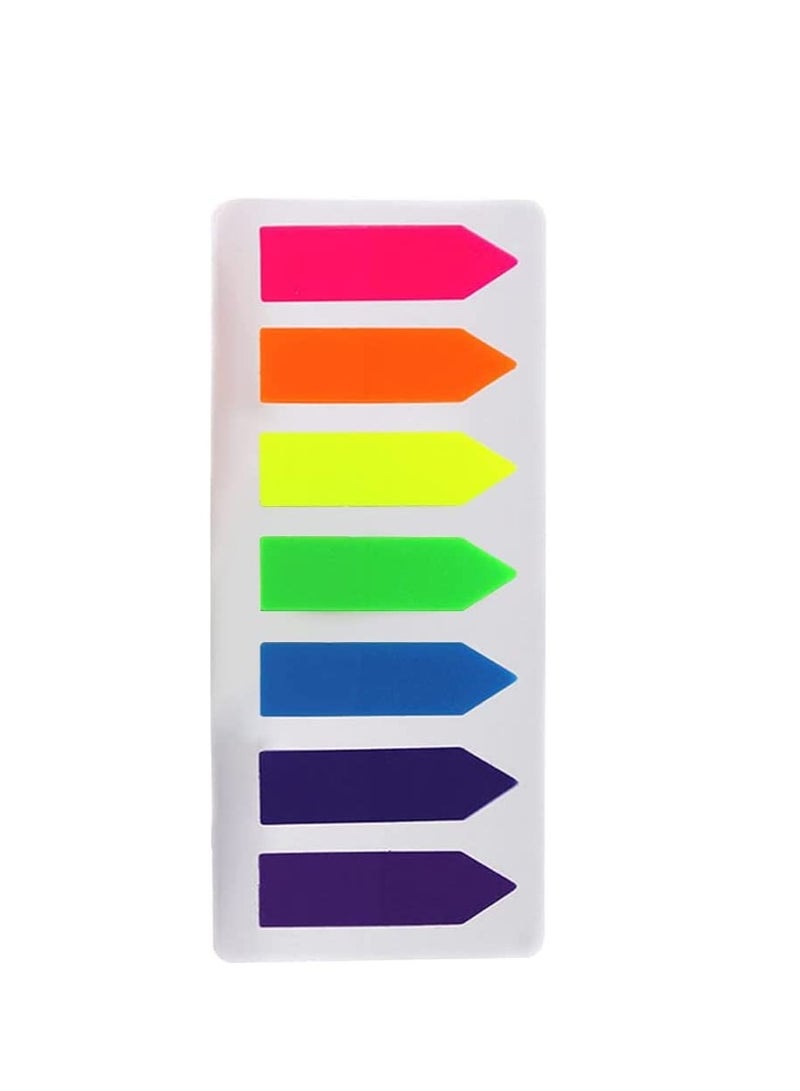 MARKQ 175 قطعة علامات صفحات السهام، ملاحظات لاصقة، علامات فهرسة للأدوات المكتبية في المنزل والمدرسة (7 ألوان) - Image 1
