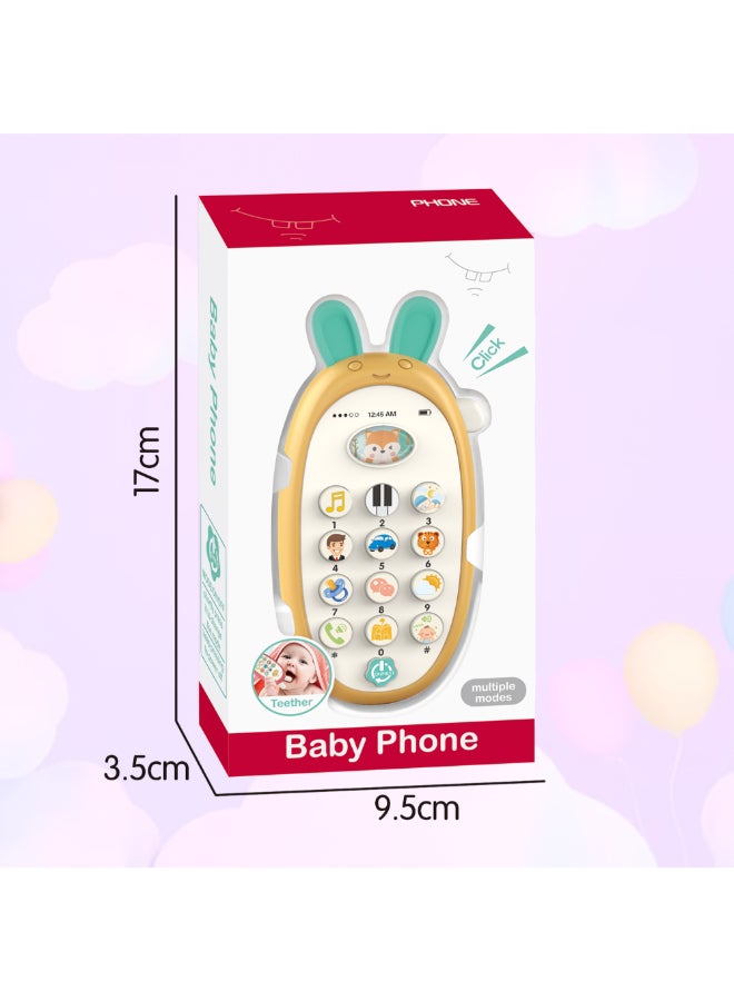 COGNIKIDS Baby Mobile Phone Toy – Bilingual Learning Phone With Lights, Music, Q&A & Sound Buttons | Teether-Safe, Eye-Friendly, Rubber Grip | Early Education Toy For Babies 6M+ 1Pc - Image 5
