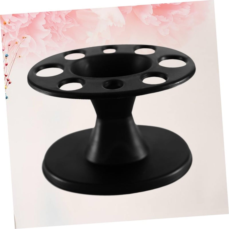Outanaya 8holes Plastic Hair Tool Organizer Rack Comb Display Stand for Salon Home Use Easy to Install Multi-Functional Storage for Combs and Brushes - Image 5