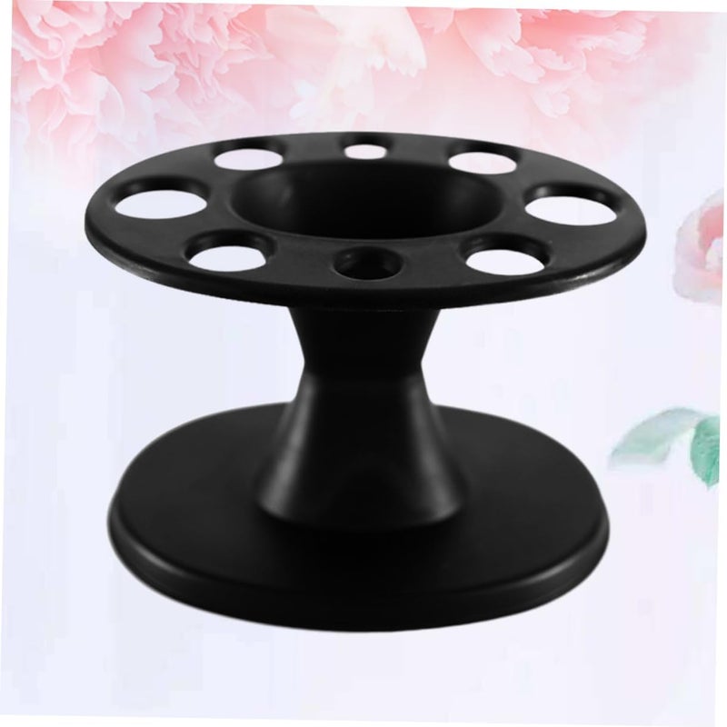 Outanaya 8holes Plastic Hair Tool Organizer Rack Comb Display Stand for Salon Home Use Easy to Install Multi-Functional Storage for Combs and Brushes - Image 3