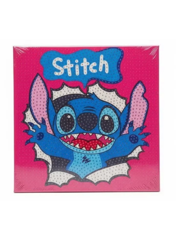 Stitch Diamond Painting – A touch of cuteness and creativity in every detail! Enjoy Stitch's fun and energetic world of vibrant colors and dazzling sparkle! This 20 x 20 cm painting combines beauty, fun, and handcrafted art in a unique experience—perfect for Disney and diamond art lovers. A unique gift for children and adults that will add joy to any occasion!