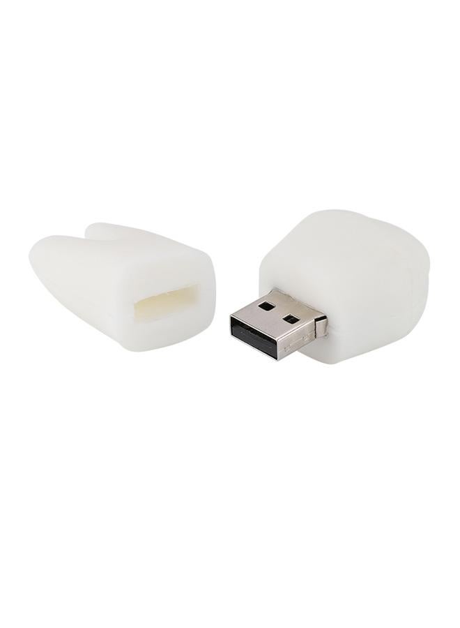 Cute Tooth Shape Flash Drives Storage USB 2.0 Interface U Disk Memory Stick 16G