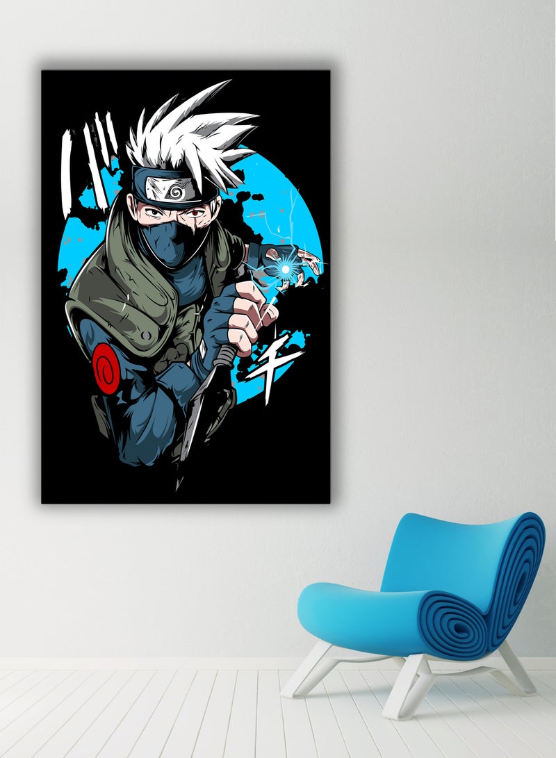 مودكلاس لوحة جدارية كانفس بإطار خشبي كاكاشي هاتاكي - Image 1