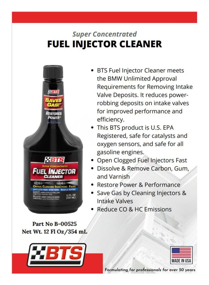 BTS Super Concentrated Fuel Injector Cleaner 354ml  - Image 2