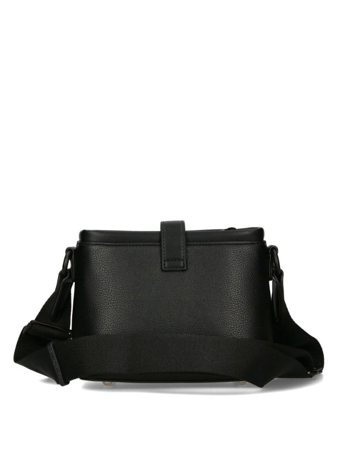 David Jones David Jones Shoulder Bag for Women, faux Leather Hobo Crossover Fashion Handbag Purse Color Black  - Image 4