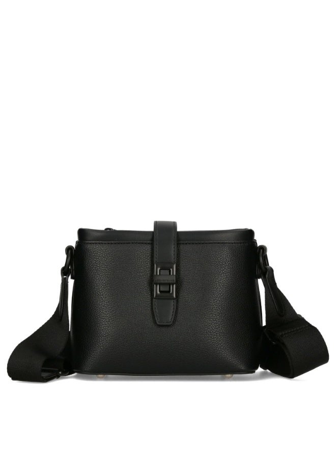 David Jones David Jones Shoulder Bag for Women, faux Leather Hobo Crossover Fashion Handbag Purse Color Black - Image 1
