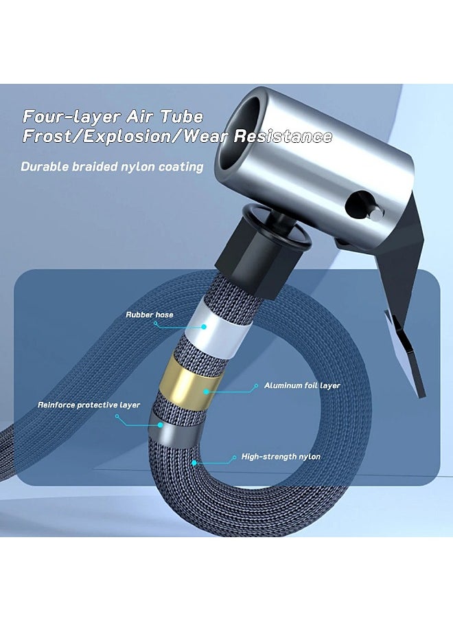 Mi VAZA - Car Tire Inflator - Portable Air Compressor - 12V DC Car Tire Pump - Power Bank - Flash Light - For Car Tires, Bicycles and Other Inflatables - Image 1