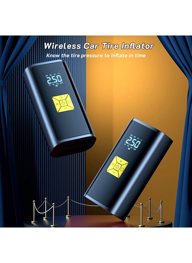Mi VAZA - Car Tire Inflator - Portable Air Compressor - 12V DC Car Tire Pump - Power Bank - Flash Light - For Car Tires, Bicycles and Other Inflatables - Image 1