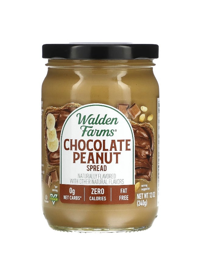WALDEN FARMS Walden Farms, Chocolate Peanut Spread, 12 oz (340 g)  - Image 1