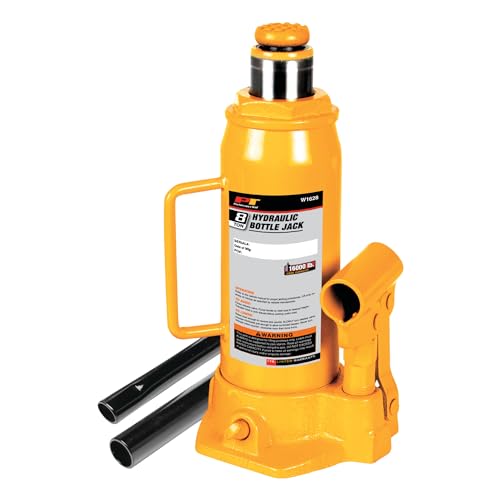 Performance Tool W1628 8-Ton (16,000 lbs.) Heavy Duty Hydraulic Bottle Jack - Image 1