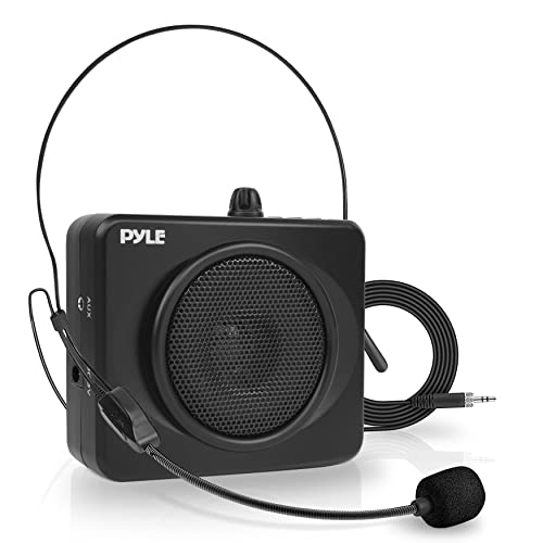 PYLE-PRO Portable Waist-Band PA Speaker System - Compact Voice Amplifier and Headset Microphone Set with Built-in Rechargeable Battery, MP3/USB Playback, AUX, Power Adapter, Strap, Belt Clip PWMA60UB - Image 2