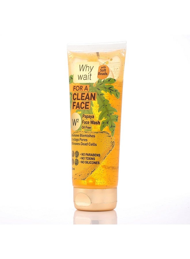 W2 Why Wait Papaya Face Wash | Enriched with Papaya Extract & Vitamin C | Anti-Tan, De-Pigmentation & Skin Brightening | Deep Cleansing & Hydrating Formula | For Men & Women | 225 ml - Image 3
