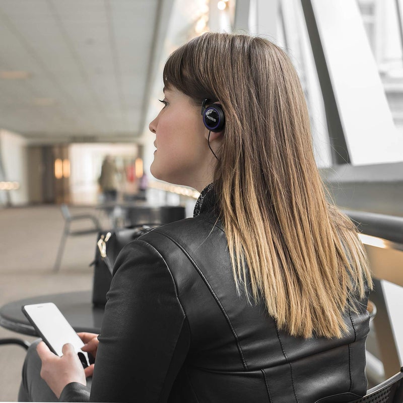 KOSS سماعات أذن كوس BT221i بلوتوث لاسلكية، ميكروفون مدمج، تحكم في الصوت وتحكم باللمس، مقاومة للعرق، سوداء - Image 5