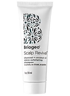 Briogeo Briogeo Scalp Revival Mini Charcoal + Coconut Oil Micro-Exfoliating Shampoo 1oz/30ml for Detox & Healthy Scalp  - Image 1