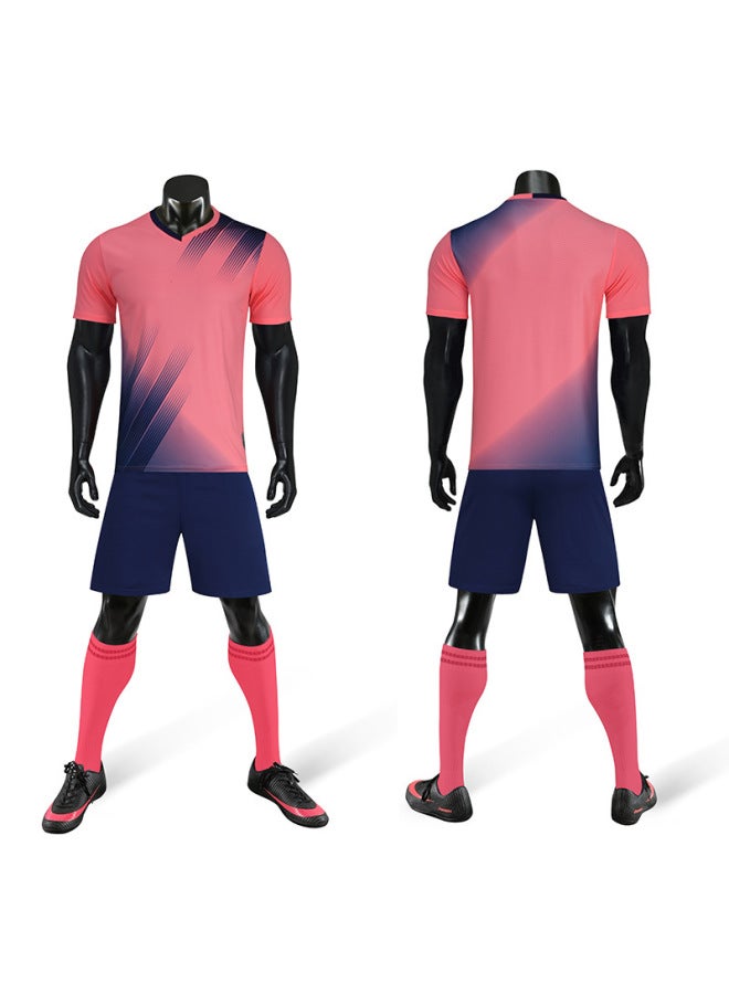 Batch Of Football Uniform Set Adult Children's Football Training Clothes Light Plate Jersey Game Team Uniform Can Be Printed