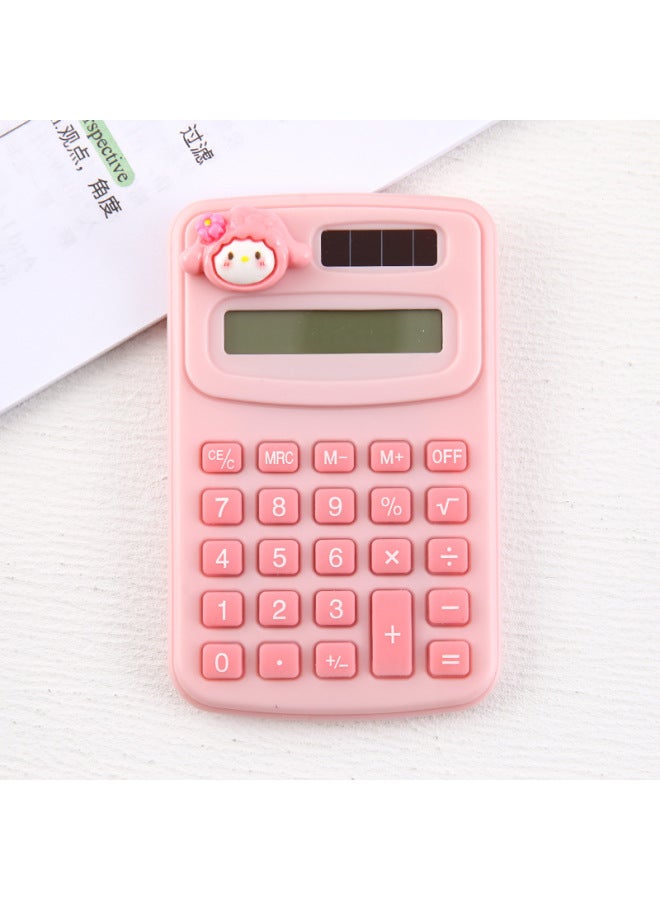 Cartoon Cute Calculator Candy Color Mini Portable Small Calculator Portable Office Student Computer