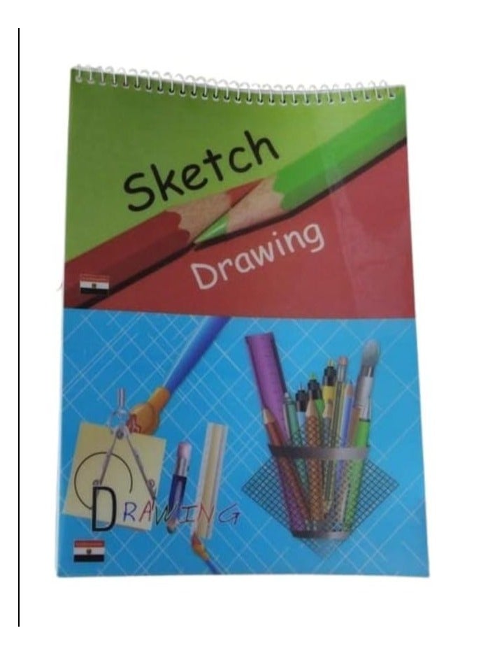 Wire drawing sketch 16 sheets - 17.5*25 cm white paper 100 gsm - Image 1