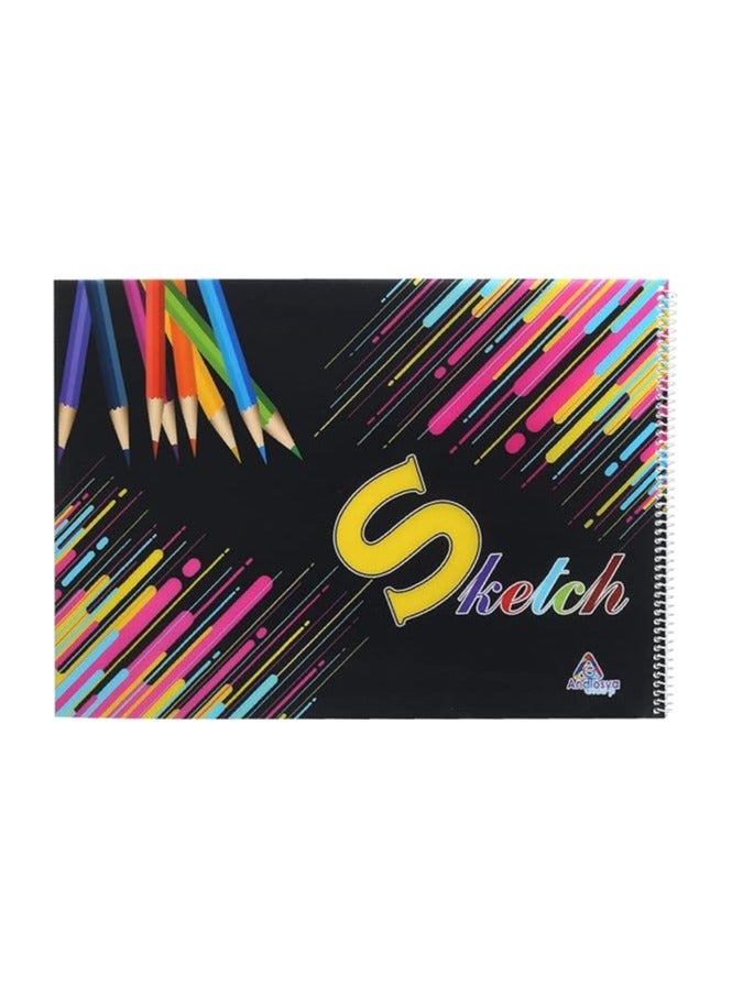 Wire drawing sketch 16 sheets - 17.5*25 cm white paper 100 gsm - Image 3