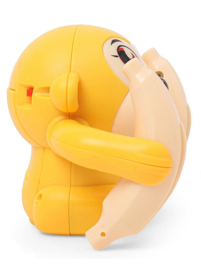 PLUSPOINT Baby Toys 6 to 12 Months Musical Toys Tumbling Monkey Pack of 2 with 360° Roll & Go, Music and Light Baby Toys 3-6 Months Crawling Toys for Baby Boy Girl Gifts - Image 4