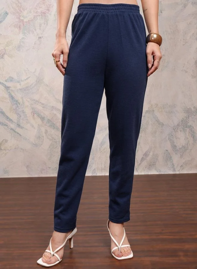 Vishudh Vishudh Ethnic Motifs Printed Regular Fit Kurta with Trousers Set