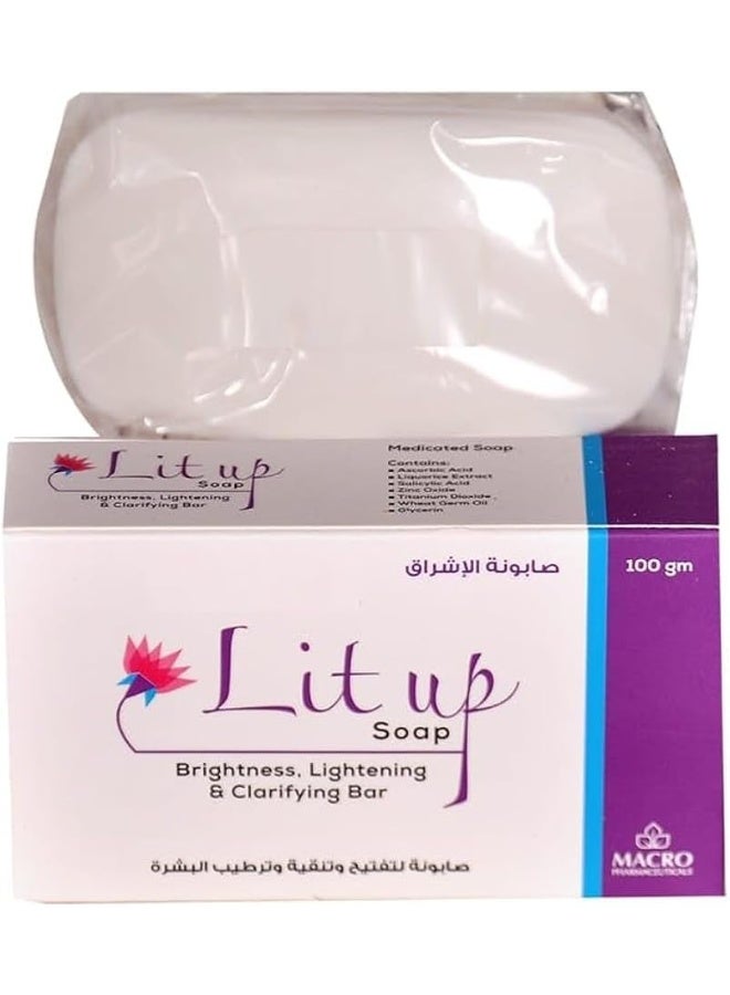 ماكرو صابون ماكرو ليت أب لتفتيح البشرة وتنقيتها، 100 غرام - Image 2