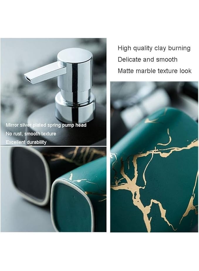 سبيس شوب موزع صابون قابل لإعادة التعبئة - أخضر - Image 2