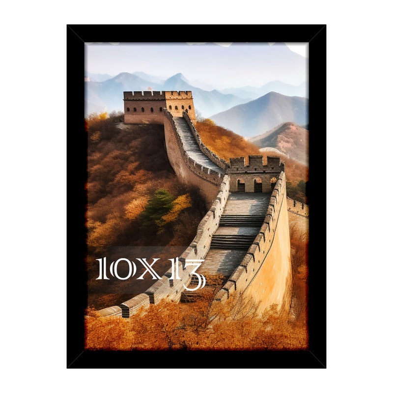 Picrit 10x13 Picture Frame  Photo Frame for Wall Mounting Display  Black - Image 1
