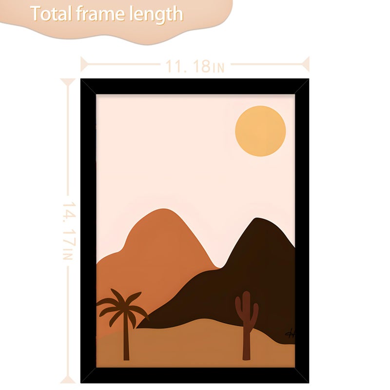 Picrit 10x13 Picture Frame  Photo Frame for Wall Mounting Display  Black - Image 4