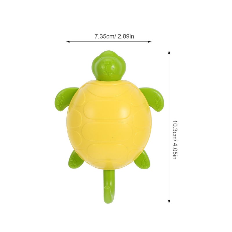 6Pcs Adhesive Turtle Wall Hooks With No Trace Sticky Backing For Bathroom Nursery - Image 3