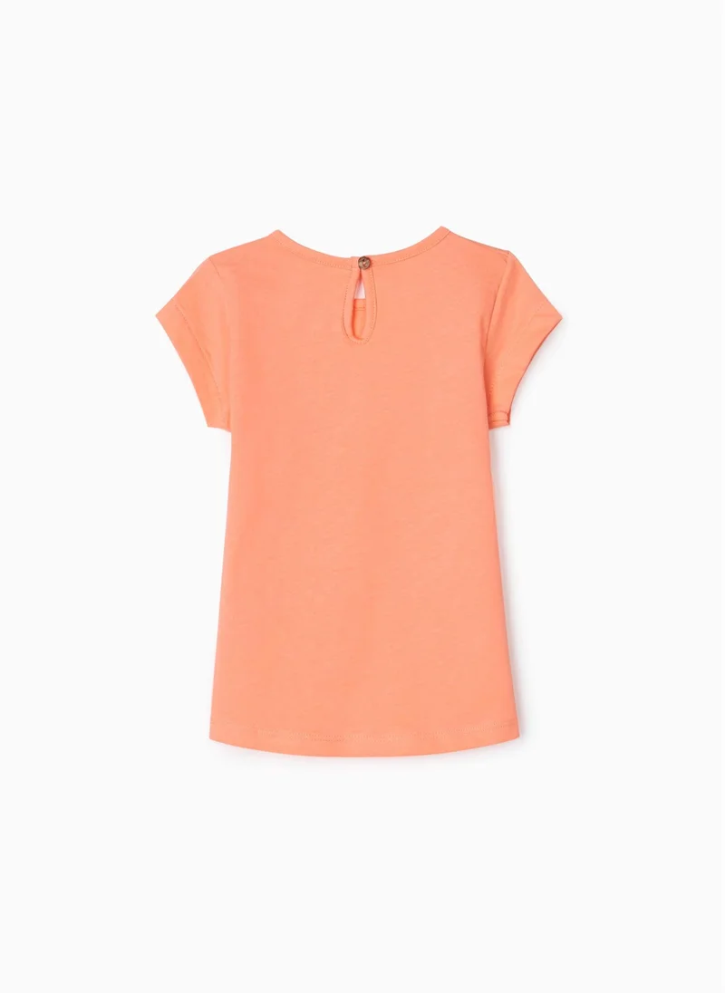 Zippy T-Shirt for Baby Girls 'Sea Friends', Coral