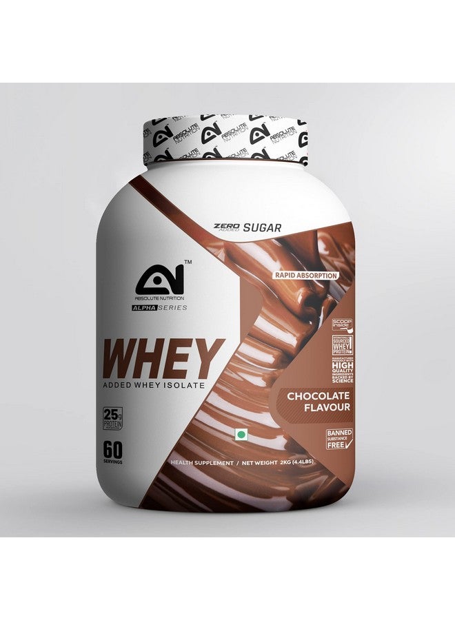 ABSOLUTE NUTRITION Whey Protein Powder Premium Whey Blend Health Supplement - 2 Kg (Chocolate) - Image 1