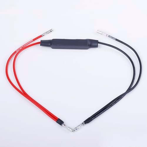 Kinstecks Motorcycle Resistor 4PCS 12V Motorbike Turn Signal Indicator Resistor Adaptor Flash Fix Error LED for Motorcycle Motorbike-10Ohm Black Red - Image 3