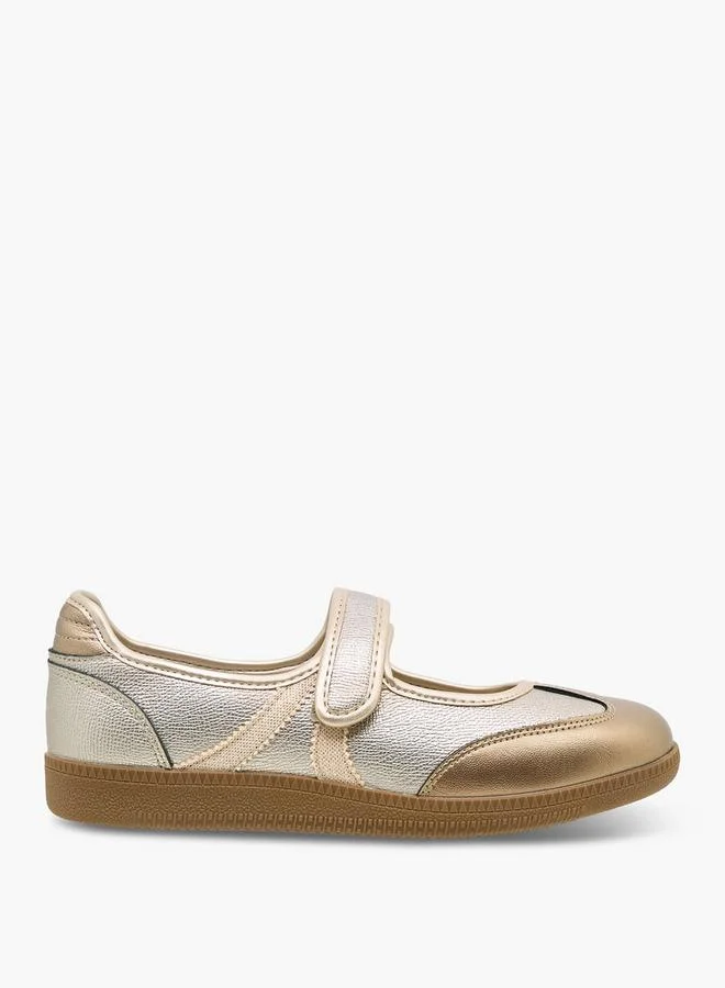 MISSY GOLD Women Hook & Loop Mary Jane Shoes for Women | Best Price UAE