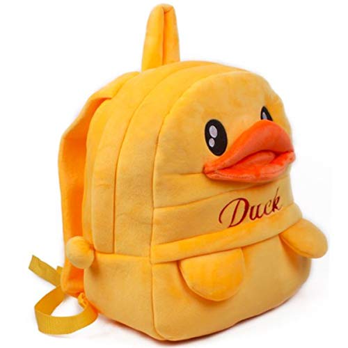 Frantic Kids Soft Cartoon Animal Travelling 10 Litre School Bag Soft Plush 2 Compartment Backpacks Boy's Girls Baby For 2 To 5 Years Baby/Boy's/Girls Nursery, Preschool, Picnic(Yellow_Duckp) Standard - Image 5