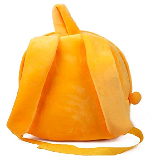 Frantic Kids Soft Cartoon Animal Travelling 10 Litre School Bag Soft Plush 2 Compartment Backpacks Boy's Girls Baby For 2 To 5 Years Baby/Boy's/Girls Nursery, Preschool, Picnic(Yellow_Duckp) Standard - Image 2