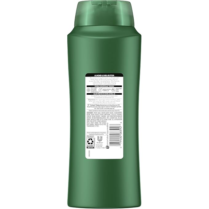 Suave Professionals Moisturizing Shampoo for Dry Hair Almond and Shea Butter Paraben-free and Dye-free 28 oz - Image 2