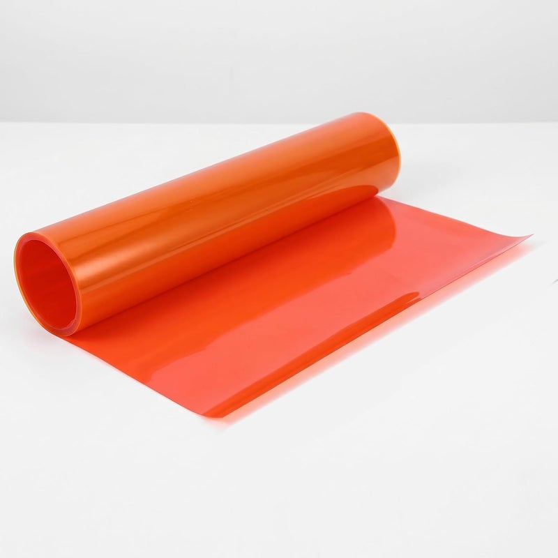 Solid Color Filter: Static Cling Window Tinting Film - Colored Lighting Gel Sheets for Photography Stage DIY Party & Festival Decor (Orange) - Image 4