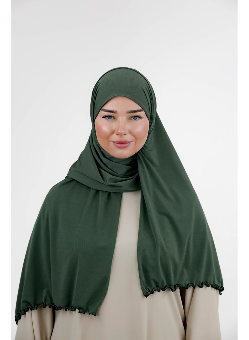 اوفيليا مجموعة حجابات جيرسي فاخرة - 6 قطع | حجابات يومية ناعمة قابلة للتمدد - Image 4