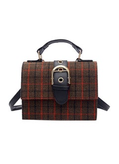 British Style Crossbody Handbag Multicolour