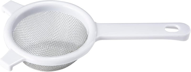 Chef Craft 1-Piece 4-Inch Stainless Steel Mesh Strainer in White - Image 1