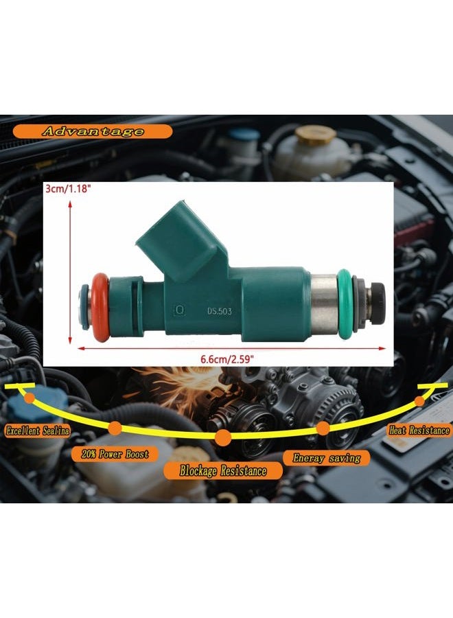 IXGKHC SET Of 6Pcs OE FUEL INJECTOR Fit 2007-2014 For Volvo S80 V70 XC60 70 90 6G9N-AB 30777501 LR001982 - Image 4