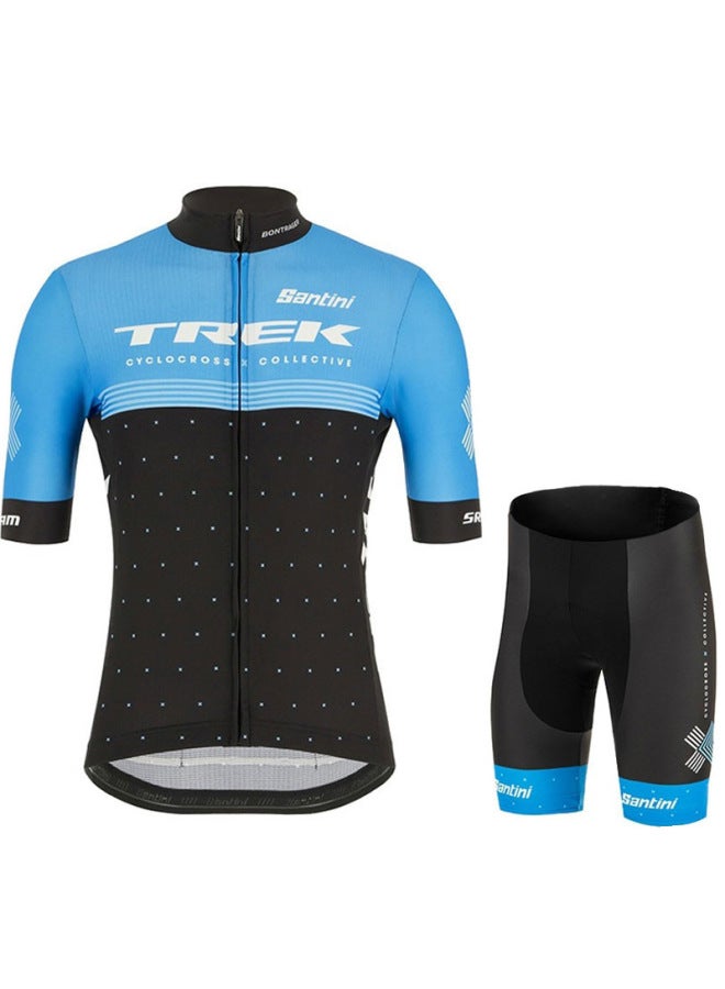 Cycling Clothing For Men And Women, Outdoor Road Cycling Short-sleeved Overalls, Sweat-proof And Breathable