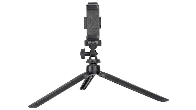 OSAKA ® MT-7 Mini Smartphone Mobile Tripod with Cold Shoe Lightweight Portable Vlog Travel Selfie Stick Handle Grip Desktop Webcam Tripod for Action Camera - Image 1