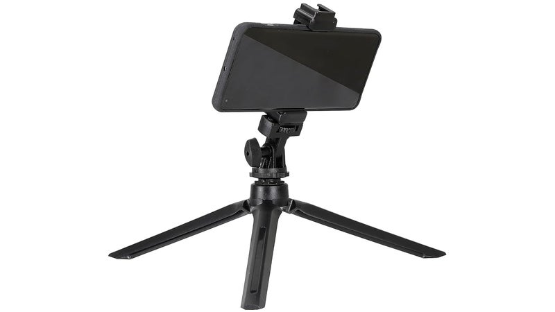 OSAKA ® MT-7 Mini Smartphone Mobile Tripod with Cold Shoe Lightweight Portable Vlog Travel Selfie Stick Handle Grip Desktop Webcam Tripod for Action Camera - Image 5