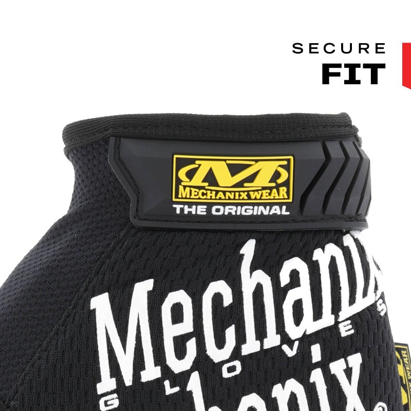 Mechanix Wear Mechanix Wear: The Original Work Glove with Secure Fit, Synthetic Leather Performance Gloves for Multi-Purpose Use, Durable, Touchscreen Capable Safety Gloves for Men (Black, XX-Small)  - Image 4